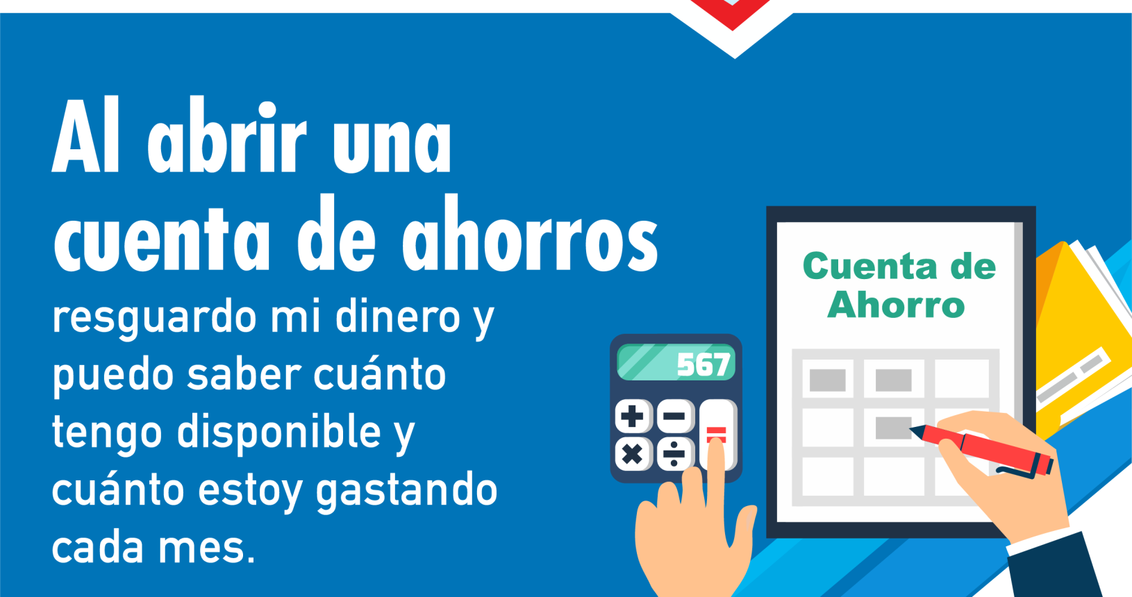 Educación financiera es abrir una cuenta de ahorros