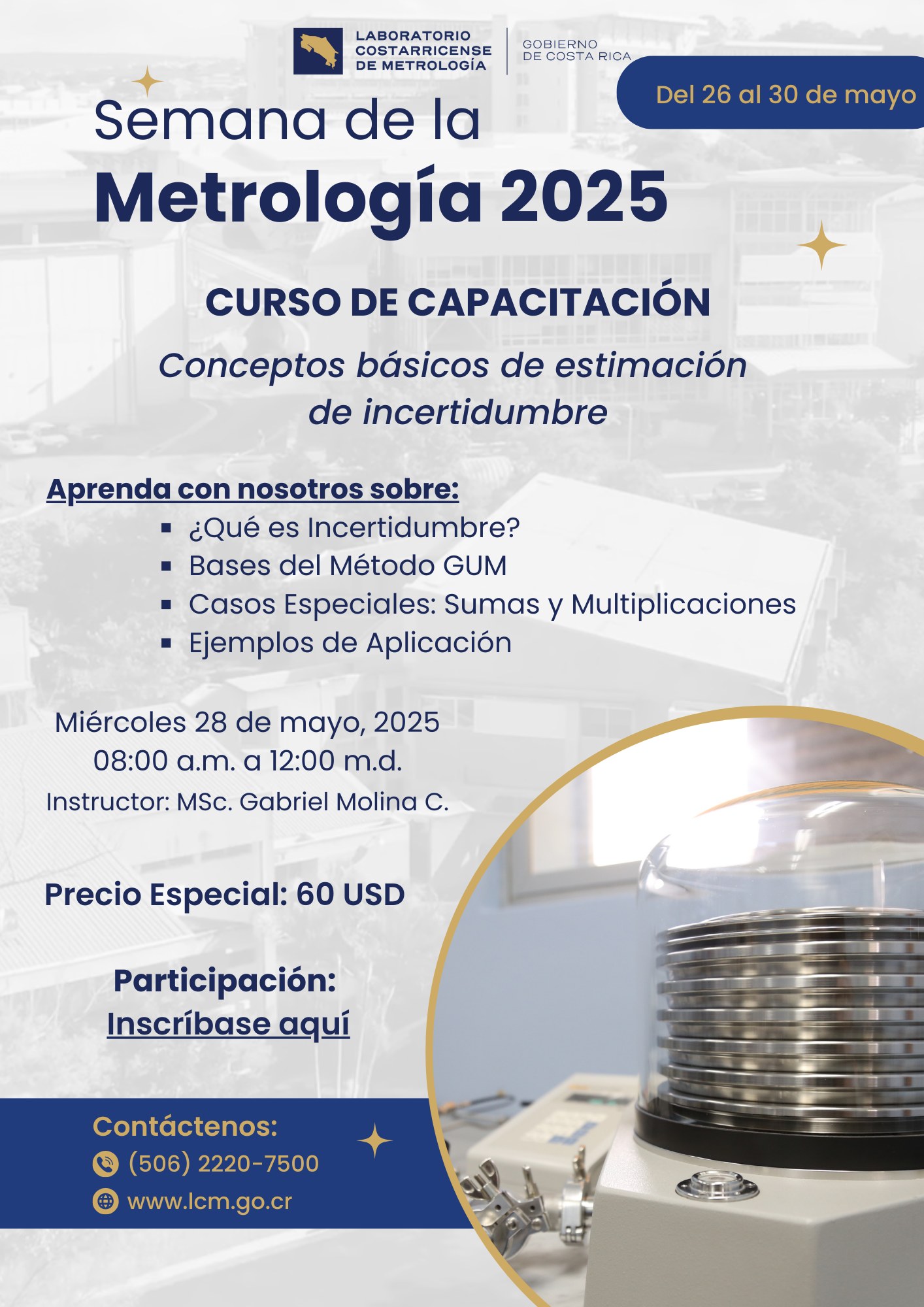 Detalles del Conceptos básicos de estimación de incertidumbre