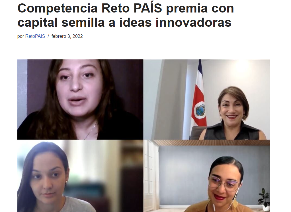 Publicación del medio de comunicación Reto País sobre la noticia: Gobierno declara de interés público el Programa Nacional de Clústeres